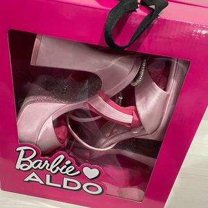 Barbie X Aldo Platform Strappy heeled sandal Limited Edition